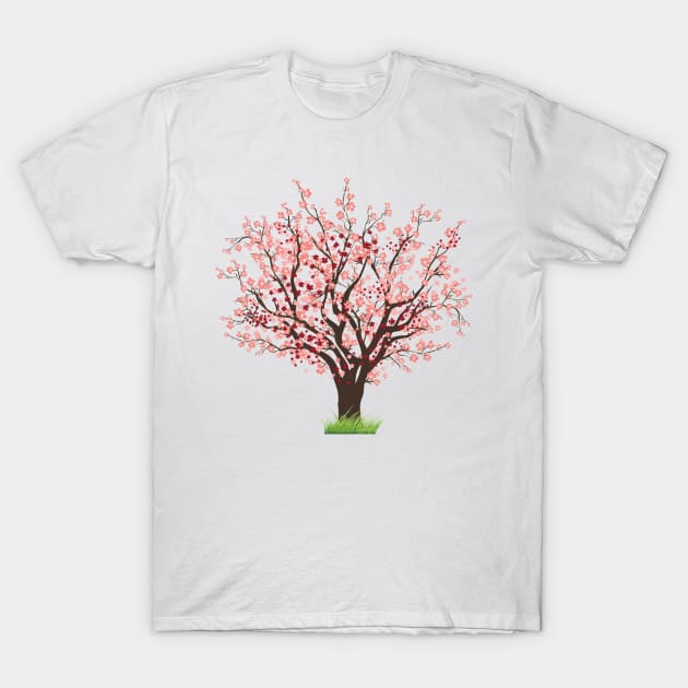 Blooming Tree T-Shirt by SWON Design